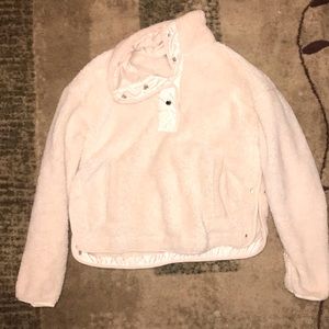 Forever 21 Sherpa jacket with buttons